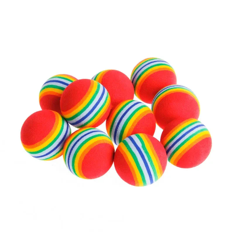 Rainbow Cat Toy Balls